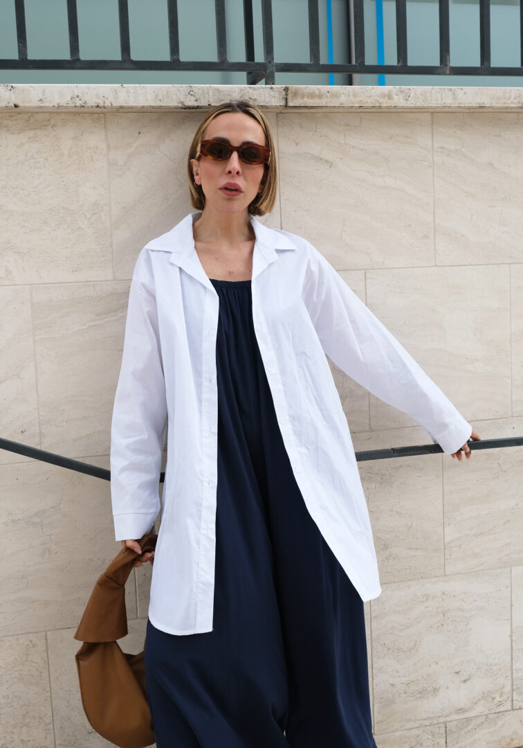(image for) Maxi camicia cotone