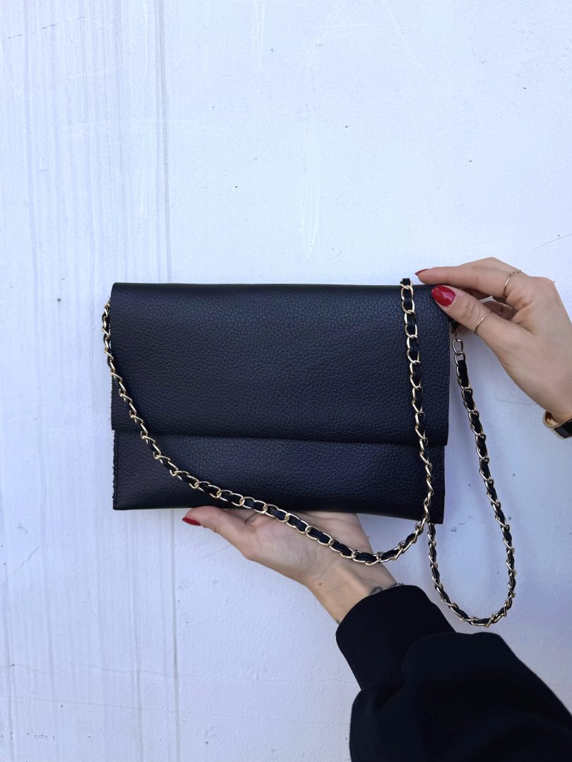 Pochette Da Polso Lovesome In Similpelle | Borsa Donna Piccola A Tracolla Con Porta Carte E Cerniera, Oro