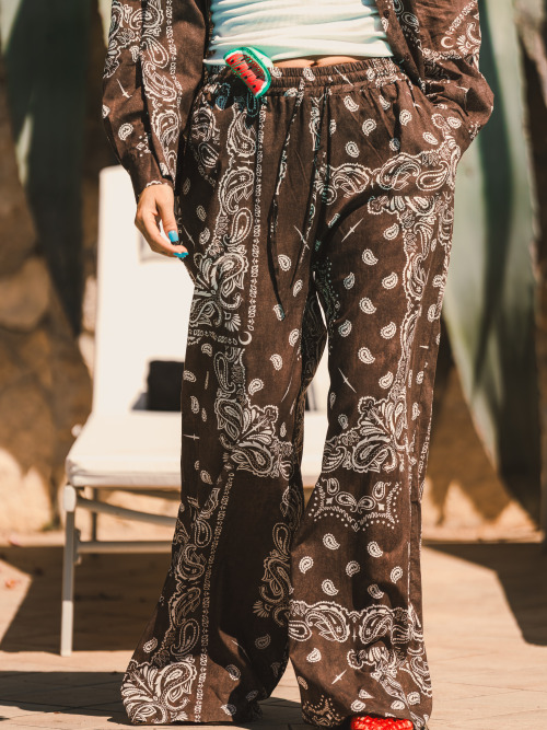 Pantalone bandana cacao
