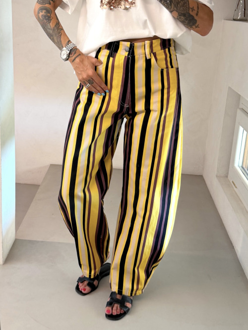 Pantalone righe Lumina