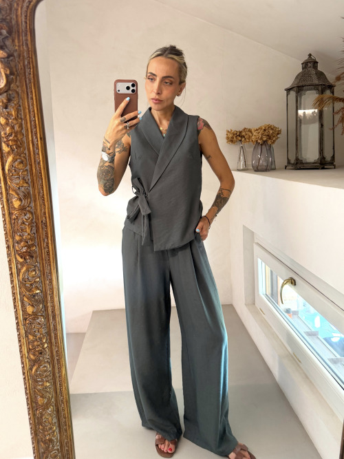 Set gilet intreccio