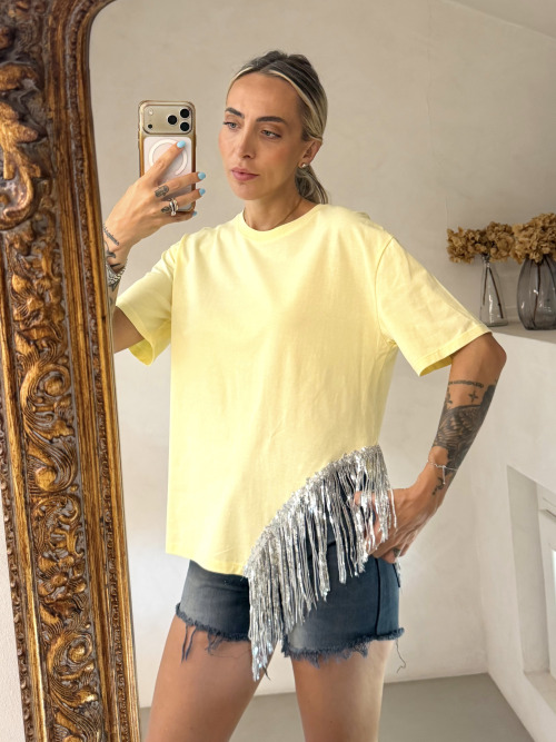 T-shirt frange Lumina