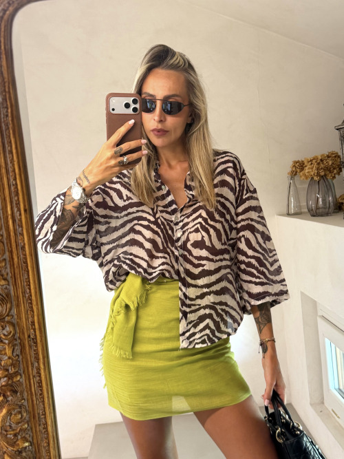Camicia zebrata