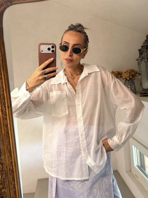 Camicia over bianca