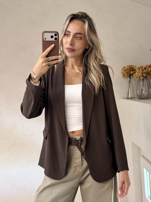 Giacca basic sfoderata