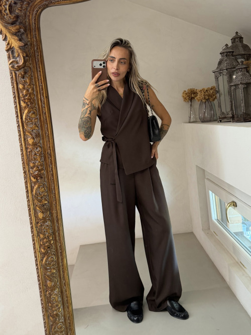Completo gilet fiocco