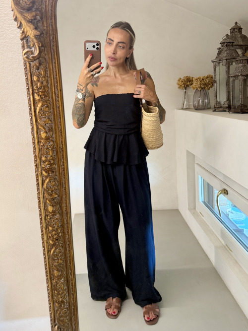 Coordinato top popeline
