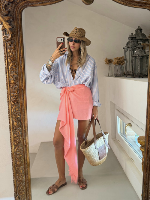 Total look Pink stripes