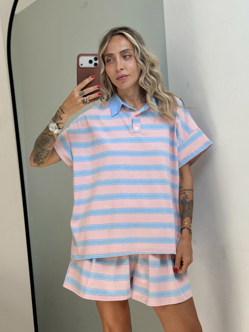 Set polo righe