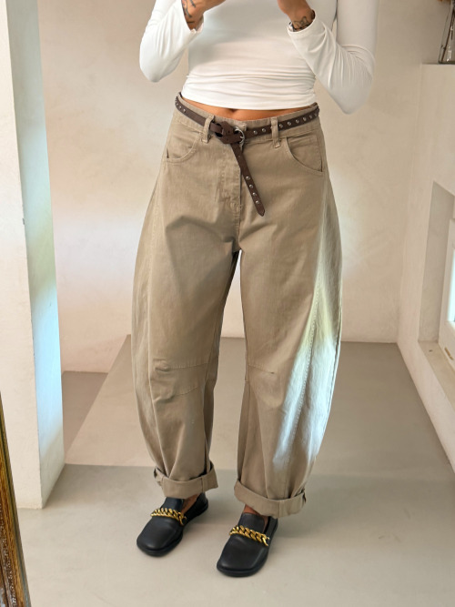 Denim barrel cinta