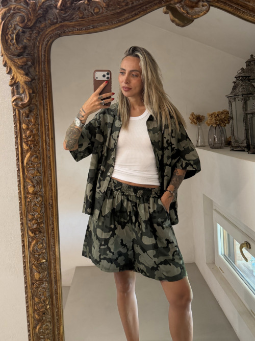 Camicia camouflage