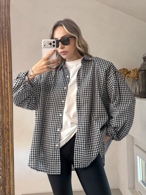 Camicia over quadretti