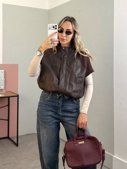 Bomber eco/maglia