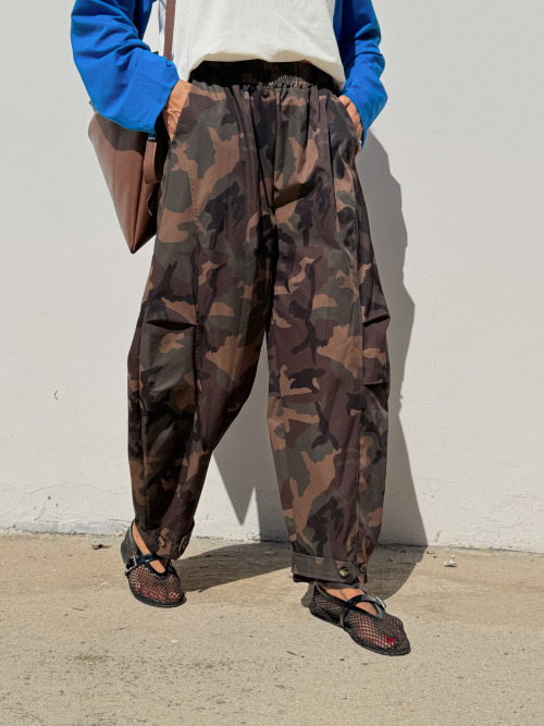 Pantalone barrell mimetico
