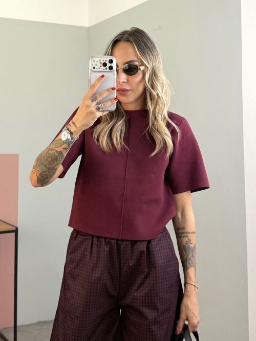 T-shirt in maglia