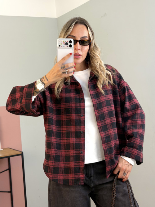 Camicia check flanella