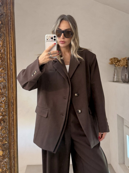 Blazer doppio collo Lumina