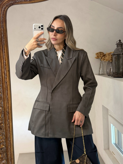 Blazer sciancrato