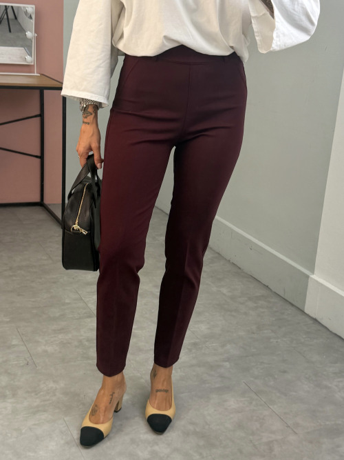 Pantalone sigaretta basic stretch